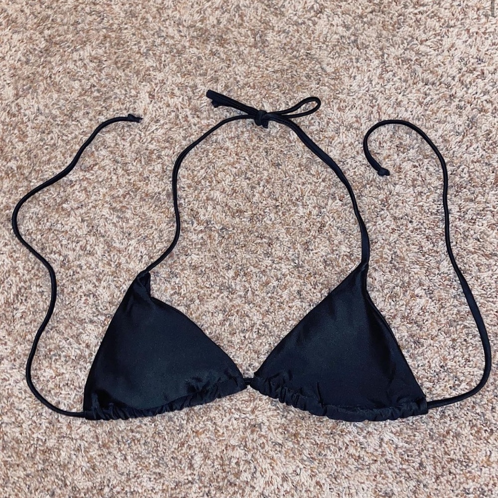 Shein black bikini top